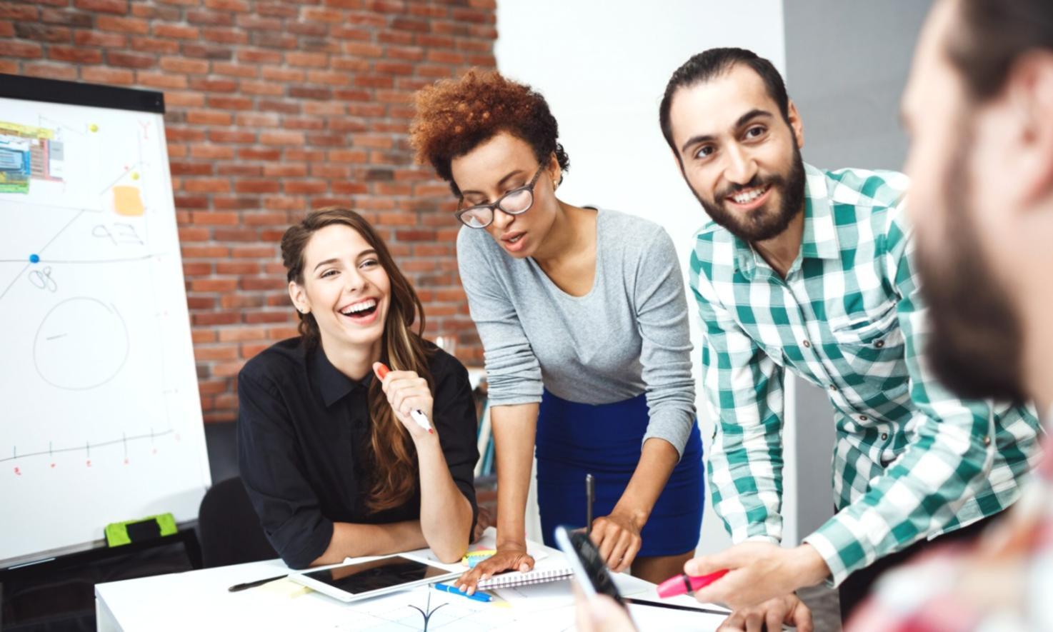 Session de travail collaboratif entre apprenants
